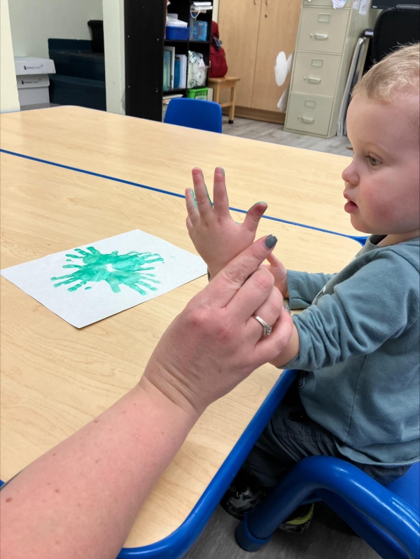 Photo for Shamrock Hand Prints