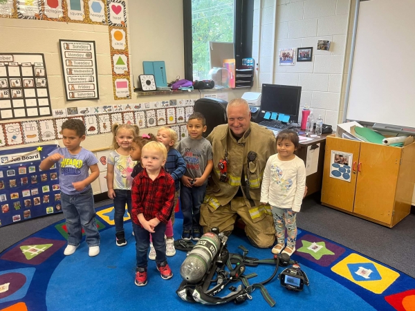 Photo for Firefighter Andy Weekley comes to Magnolia